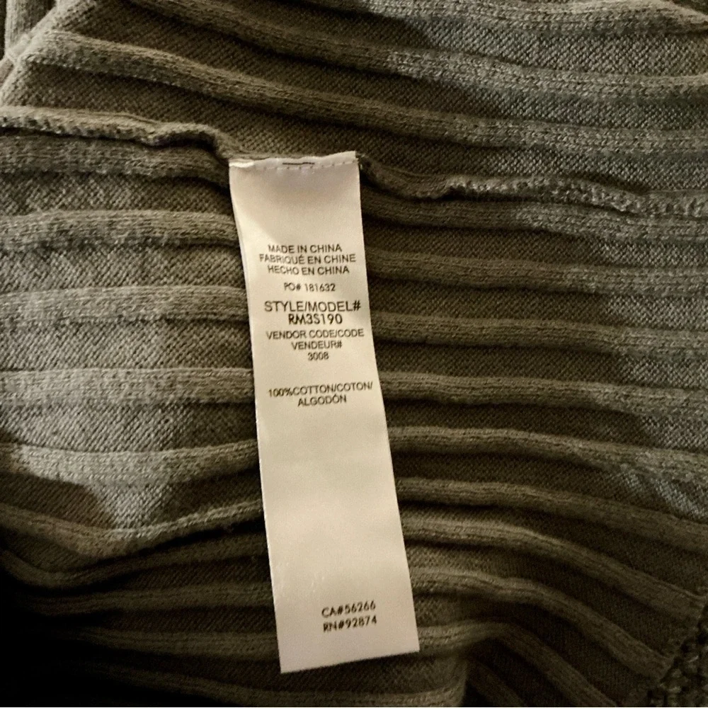 Splendid Olive Ribbed Tank Top - Picture 6 of 12